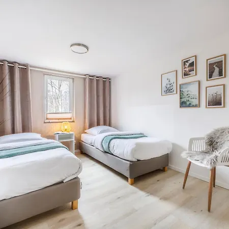 Modernes Sonnendeck 70 Qm I Strandnah I Terrasse I 2 Schlafzimmer I Naehe Werbellinsee Prázdninový dům