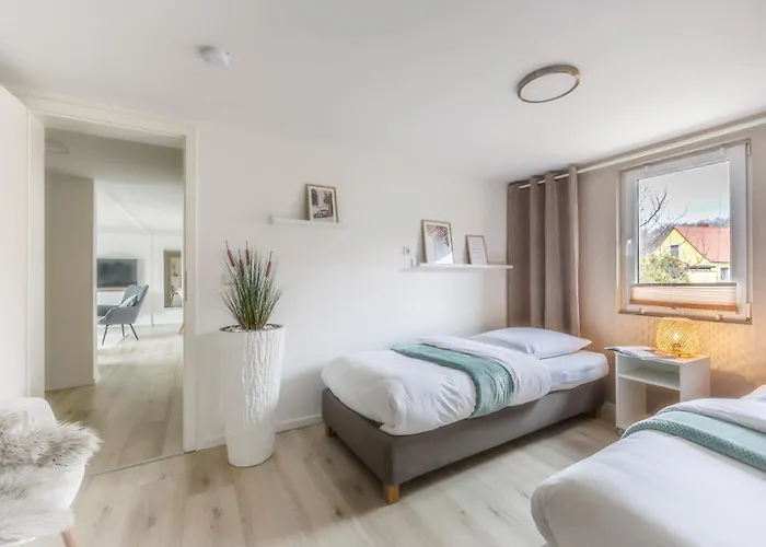 Modernes Sonnendeck 70 Qm I Strandnah I Terrasse I 2 Schlafzimmer I Naehe Werbellinsee * يواخيمستال