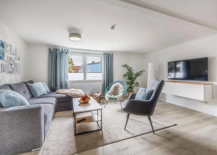 Modernes Sonnendeck 70 Qm I Strandnah I Terrasse I 2 Schlafzimmer I Naehe Werbellinsee 希姆斯塔尔