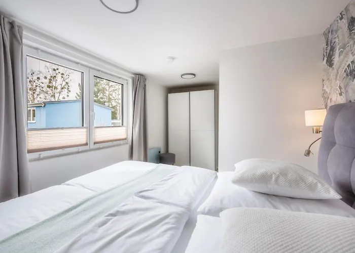 Modernes Sonnendeck 70 Qm I Strandnah I Terrasse I 2 Schlafzimmer I Naehe Werbellinsee 希姆斯塔尔